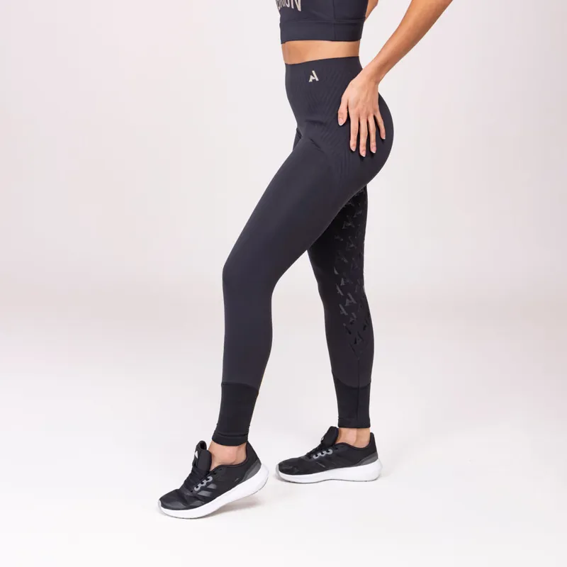 Aubrion React Sculpt Riding Tights in Shadow-3